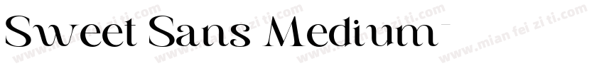 Sweet Sans Medium字体转换